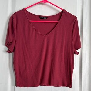 Shein ribbed crop top